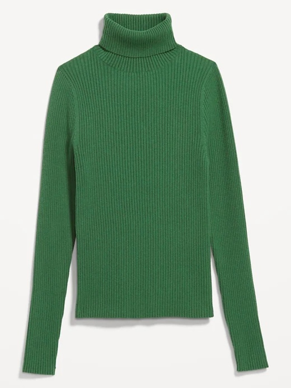 Old Navy Dark Green Ribbed Knit Top